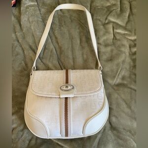 NWT. Cream over the shoulder bag. Small to medium size